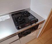 2口コンロで料理も楽々・