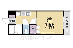 ハイツポポロ 1Kの間取図画像
