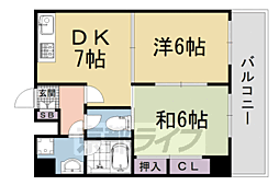 セノータ 2DKの間取図画像