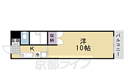 メゾン・ド・プレミール 1Kの間取図画像
