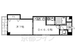 ライズビル・サウスポイント 1DKの間取図画像