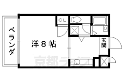 Grandeur21 1Kの間取図画像