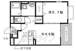 グランソレイユ楠葉III 2階