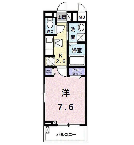 大阪府堺市北区奥本町2丁(賃貸アパート1K・1階・27.02㎡)の写真 その2