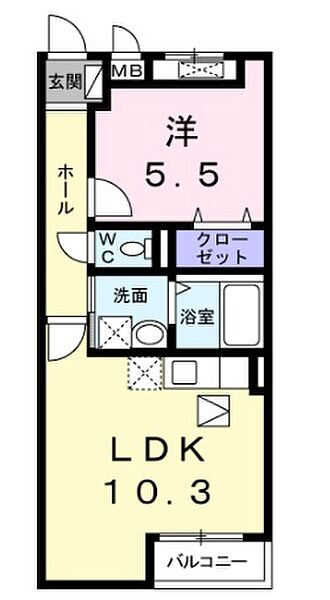 大阪府松原市東新町3丁目(賃貸アパート1LDK・1階・40.24㎡)の写真 その2