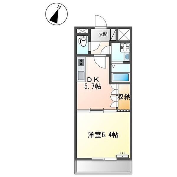 大阪府堺市北区東浅香山町1丁(賃貸マンション1DK・2階・31.32㎡)の写真 その2