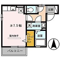 セジュールエルグリーン 201 ｜ 大阪府柏原市本郷4丁目（賃貸アパート1R・2階・24.64㎡） その2