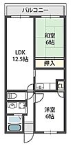 ウイングヒルズ羽曳野  ｜ 大阪府羽曳野市西浦4丁目（賃貸マンション2LDK・3階・53.46㎡） その2