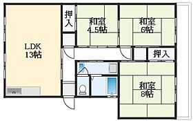 大阪府松原市一津屋2丁目（賃貸マンション3LDK・5階・67.65㎡） その2