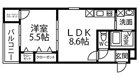 アイ・パレスI番館  ｜ 大阪府羽曳野市恵我之荘4丁目（賃貸アパート1LDK・1階・35.20㎡） その2