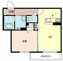 シャーメゾン橘  ｜ 大阪府羽曳野市高鷲8丁目（賃貸アパート1LDK・2階・42.27㎡） その2