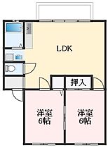 ライゼックス藤ヶ丘D  ｜ 大阪府藤井寺市藤ケ丘4丁目（賃貸アパート2LDK・2階・53.00㎡） その2