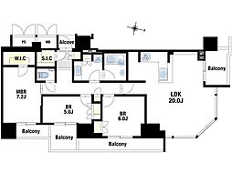 間取図画像 3LDK