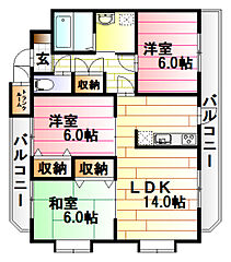 物件の間取り