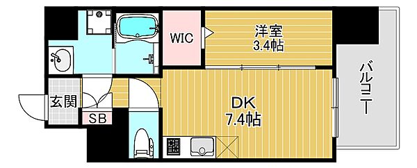 コンフォリア新梅田 ｜大阪府大阪市北区大淀南1丁目(賃貸マンション1DK・8階・30.32㎡)の写真 その2