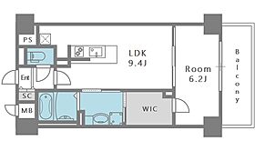 EL-Sia Umekita  ｜ 大阪府大阪市北区大淀中5丁目（賃貸マンション1LDK・3階・40.78㎡） その2