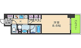 大阪府大阪市北区堂島2丁目（賃貸マンション1K・3階・27.39㎡） その2