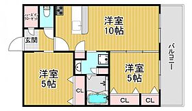 エステムプラザ福島ジェネル 1104 ｜ 大阪府大阪市福島区吉野4丁目24-8（賃貸マンション2LDK・11階・47.42㎡） その2