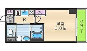 エステムコート梅田北IIゼニス  ｜ 大阪府大阪市北区大淀中5丁目（賃貸マンション1K・5階・21.11㎡） その2