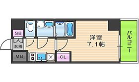 大阪府大阪市北区大淀中5丁目9-8（賃貸マンション1K・6階・23.55㎡） その2