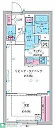 Genovia池袋 1LDKの間取図画像
