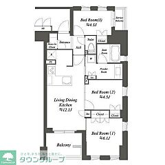 物件の間取り