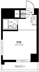 フォーラムイン東京 1Kの間取図画像