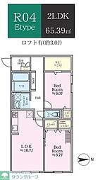 ティーリミテッド 2LDKの間取図画像