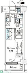 ARKMARK新宿西落合 1Kの間取図画像