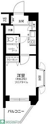 ダイヤモンドスクエア桜台1 1Kの間取図画像