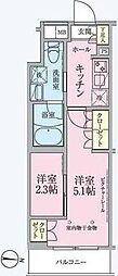 ARKMARK練馬 2Kの間取図画像