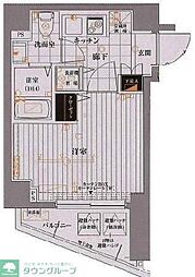 ヴァレッシア椎名町駅前シティ 3階1Kの間取り