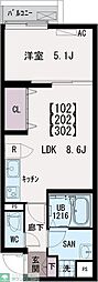 間取図画像 1LDK