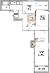 L's Plus 豊玉中 2LDKの間取図画像