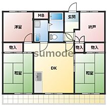 パストラル  ｜ 大阪府高槻市芝生町1丁目（賃貸マンション3LDK・2階・66.00㎡） その2