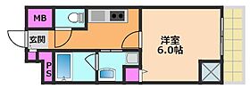 Fortedicomfort（フォルテディコンフォート）  ｜ 大阪府茨木市双葉町（賃貸マンション1K・6階・23.61㎡） その2