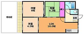 第2藤マンション  ｜ 大阪府高槻市如是町（賃貸マンション3LDK・1階・55.00㎡） その2