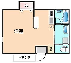 メゾン高槻II  ｜ 大阪府高槻市芥川町4丁目（賃貸アパート1K・1階・23.02㎡） その2