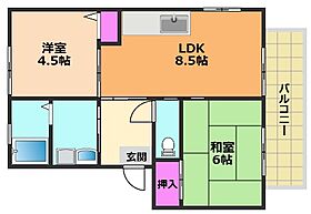 ソシアトルナーレ  ｜ 大阪府三島郡島本町広瀬4丁目（賃貸アパート2LDK・2階・47.00㎡） その2