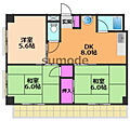 大宅マンション2階5.7万円