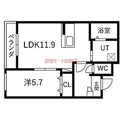 インフィニティ松陰町 2階