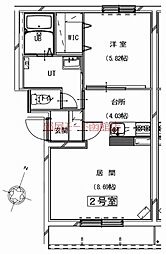 セルペンテ 1LDKの間取図画像