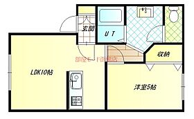 SUNRISE桔梗 205 ｜ 北海道函館市桔梗町56-45（賃貸アパート1LDK・2階・35.95㎡） その2