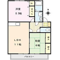 福岡県久留米市国分町1057-1（賃貸アパート2LDK・2階・60.00㎡） その2