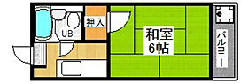 福岡県久留米市上津1丁目28-20（賃貸アパート1K・3階・20.02㎡） その2