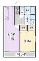 福岡県久留米市北野町中川2306（賃貸アパート1LDK・1階・40.00㎡） その2