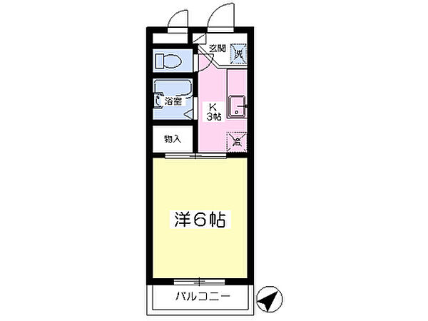 第2秋葉ビル ｜福岡県久留米市津福本町(賃貸マンション1K・1階・20.00㎡)の写真 その2