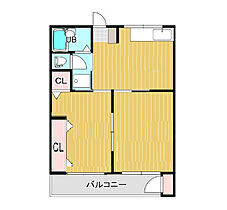 福岡県久留米市野中町634-2（賃貸マンション2DK・2階・39.00㎡） その2