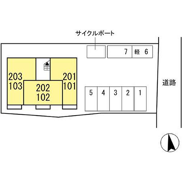 ブレッザ 203｜福岡県うきは市吉井町(賃貸アパート1LDK・2階・40.00㎡)の写真 その2