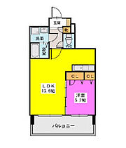 福岡県久留米市東櫛原町495-1（賃貸マンション1LDK・1階・44.88㎡） その2